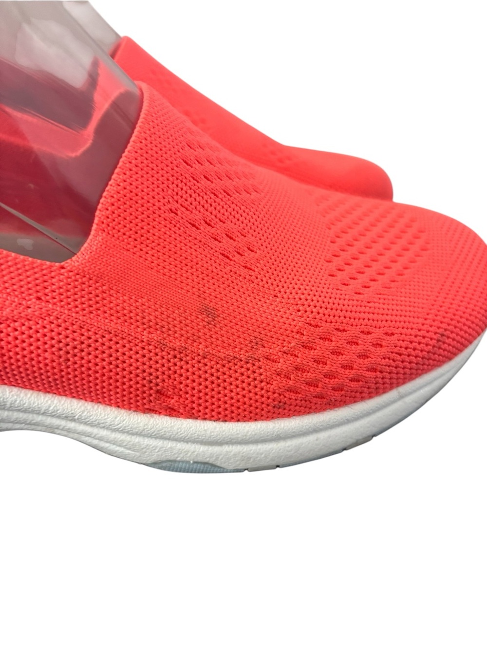 Easy Spirit Eco Tech Slip-On Sneaker Recycled Fibers Arch Knit Size 8.5W Coral - Picture 3 of 11
